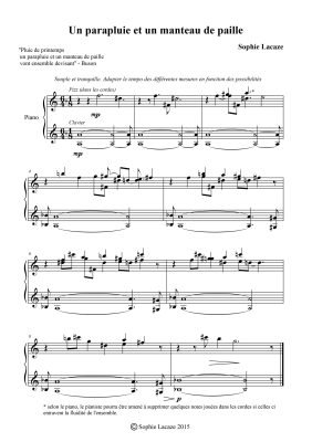 Lacaze_parapluie et manteau_de_paille